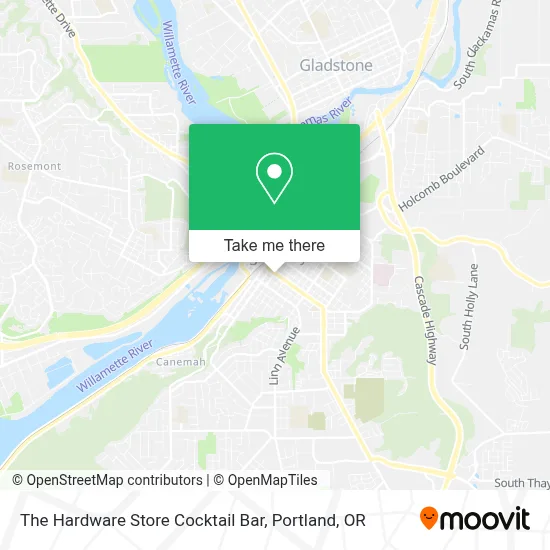 The Hardware Store Cocktail Bar map
