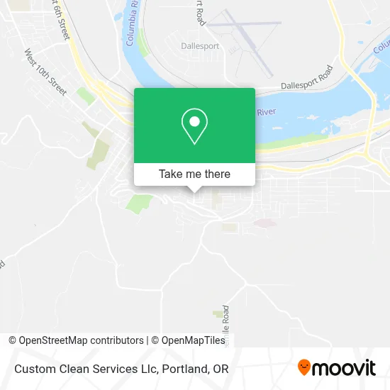 Custom Clean Services Llc map