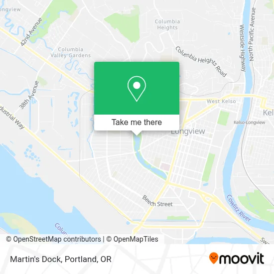Martin's Dock map