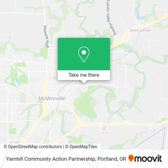 Yamhill Community Action Partnership map