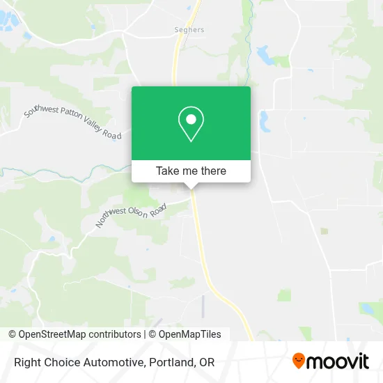 Right Choice Automotive map