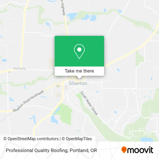 Professional Quality Roofing map