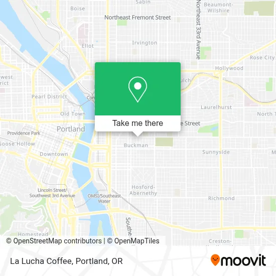 La Lucha Coffee map