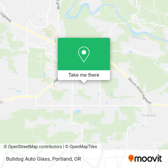 Bulldog Auto Glass map