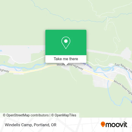 Windells Camp map