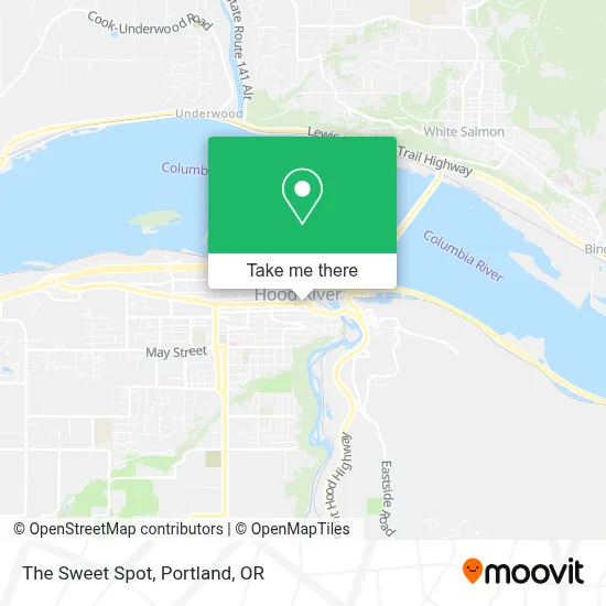 The Sweet Spot map