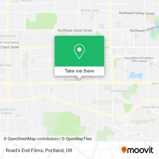 Road's End Films map