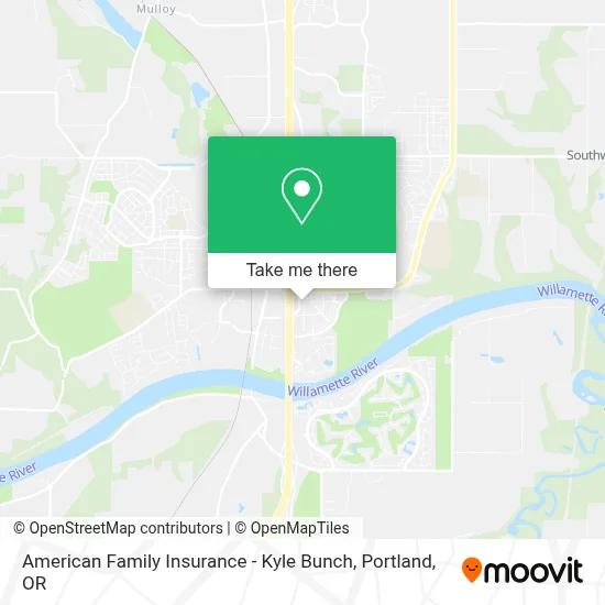 American Family Insurance - Kyle Bunch map