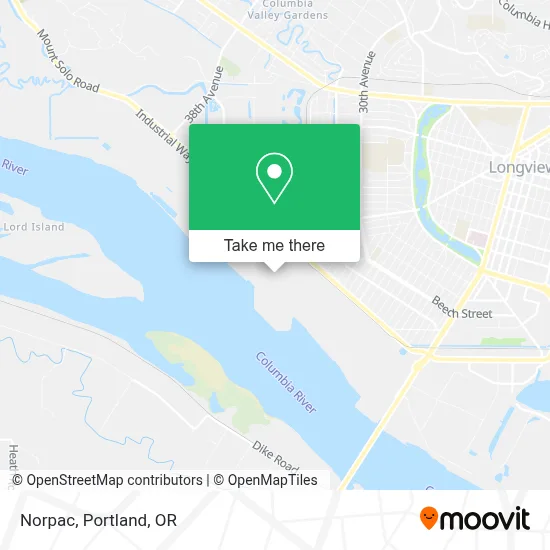 Norpac map