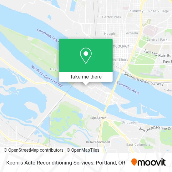 Keoni's Auto Reconditioning Services map