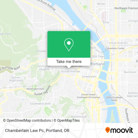 Chamberlain Law Pc map