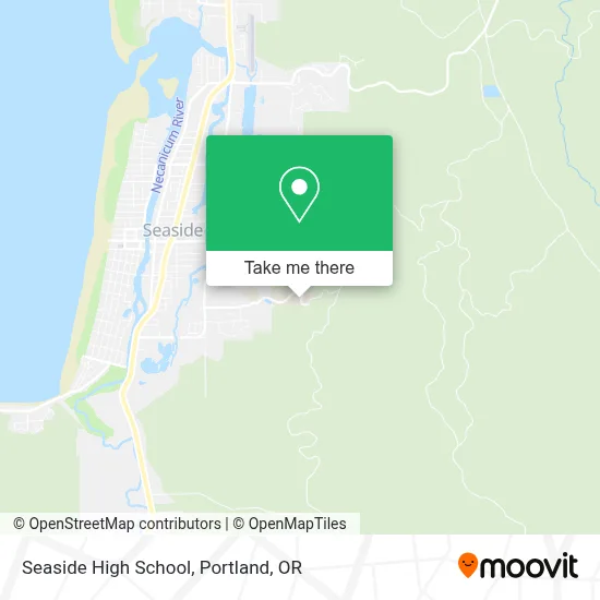 Seaside High School map