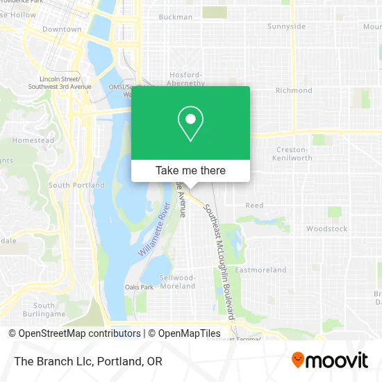 The Branch Llc map