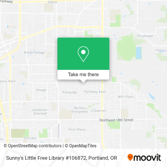 Sunny's Little Free Library #106872 map