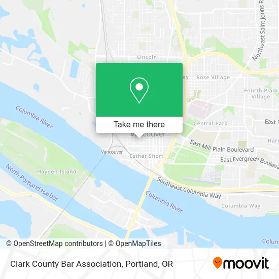 Clark County Bar Association map