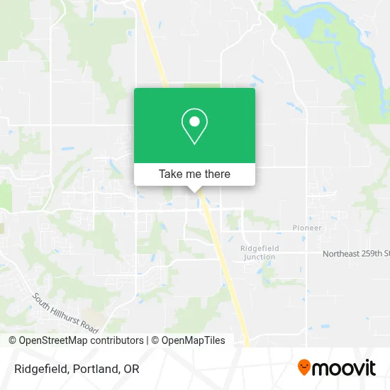 Ridgefield map