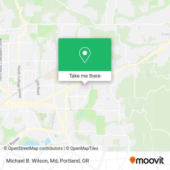 Michael B. Wilson, Md map