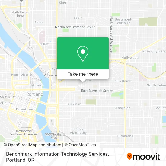 Benchmark Information Technology Services map