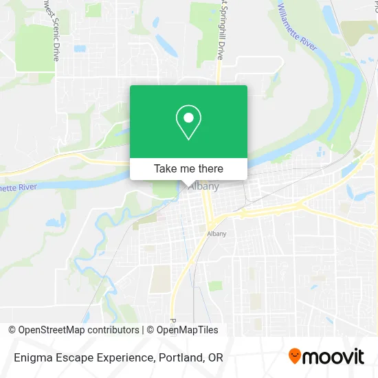 Enigma Escape Experience map