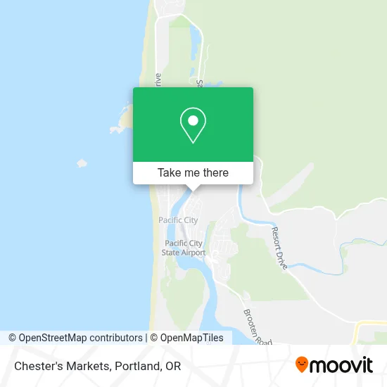 Chester's Markets map