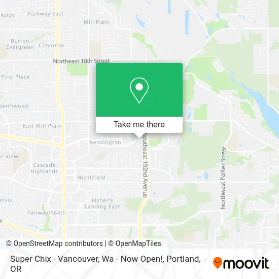 Super Chix - Vancouver, Wa - Now Open! map