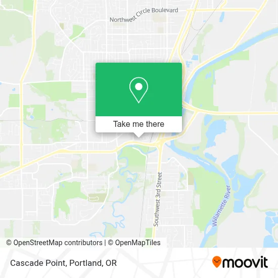 Cascade Point map