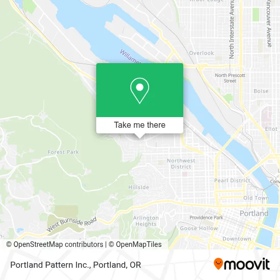 Portland Pattern Inc. map