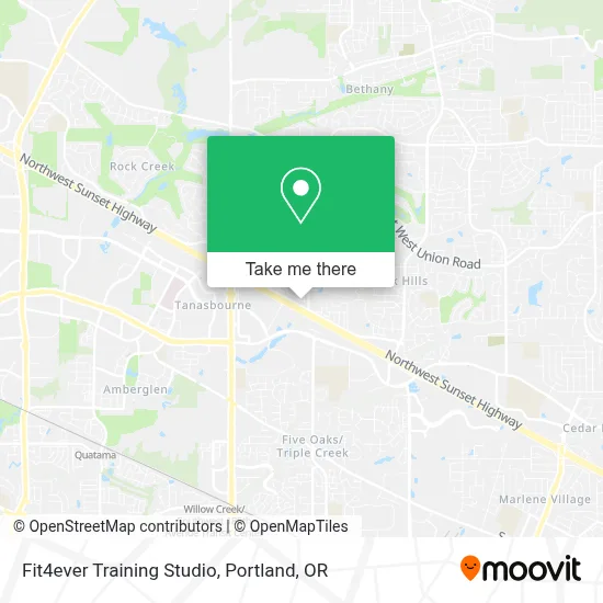 Fit4ever Training Studio map
