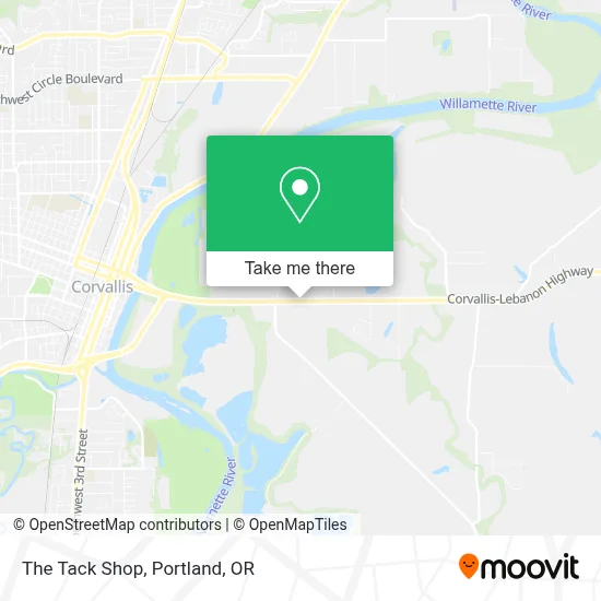The Tack Shop map