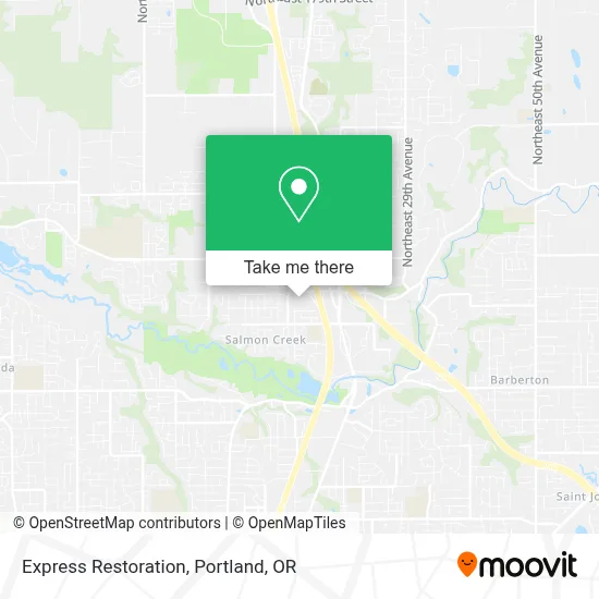 Express Restoration map