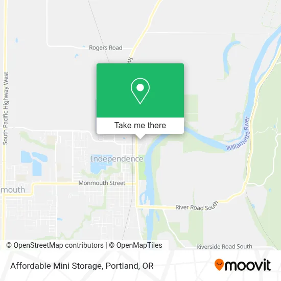 Affordable Mini Storage map