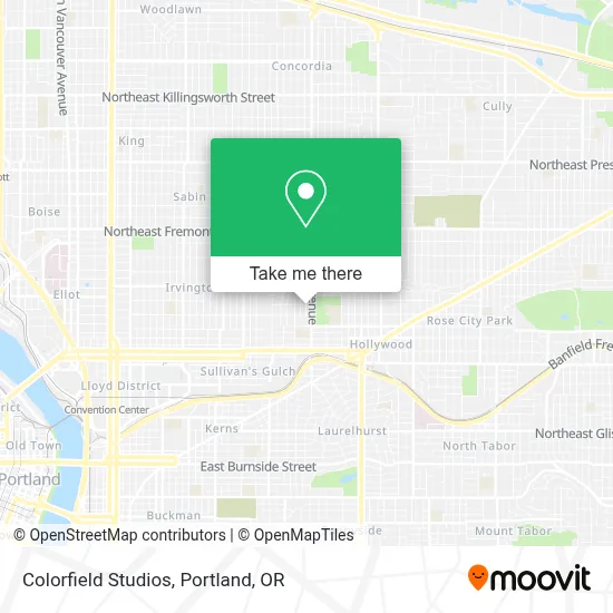 Colorfield Studios map