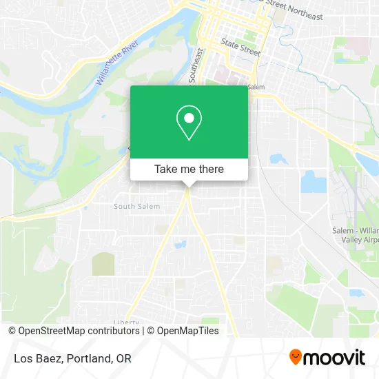 Los Baez map
