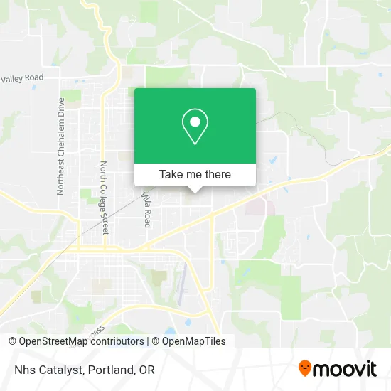 Nhs Catalyst map