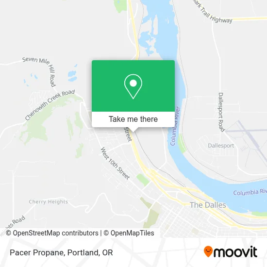 Pacer Propane map