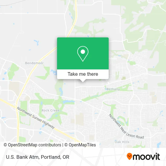 U.S. Bank Atm map