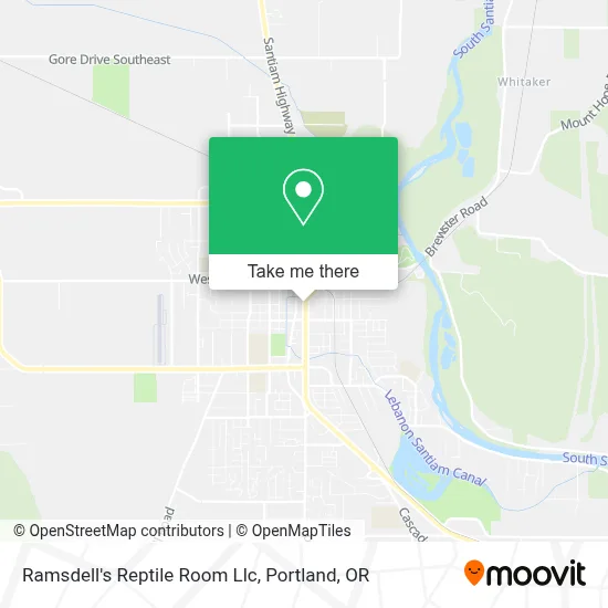 Ramsdell's Reptile Room Llc map
