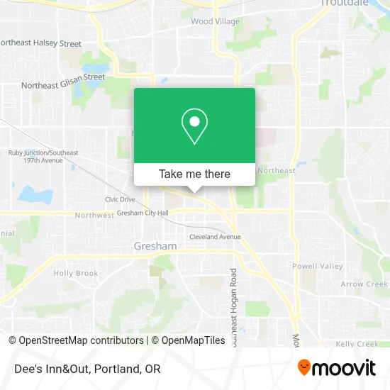 Dee's Inn&Out map