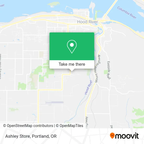 Ashley Store map