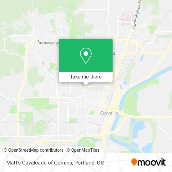 Matt's Cavalcade of Comics map