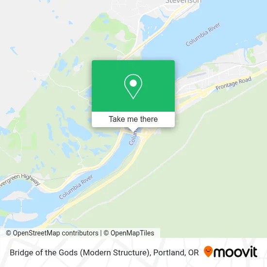 Bridge of the Gods (Modern Structure) map