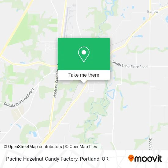 Pacific Hazelnut Candy Factory map