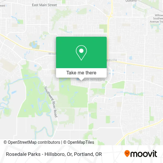 Rosedale Parks - Hillsboro, Or map