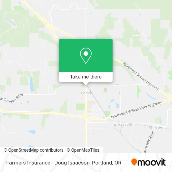 Farmers Insurance - Doug Isaacson map
