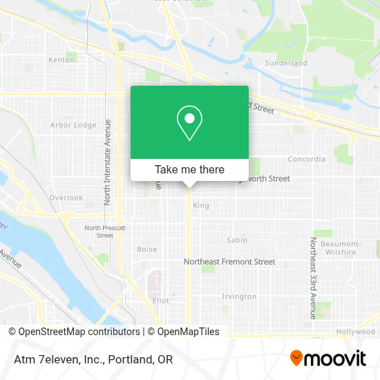 Atm 7eleven, Inc. map