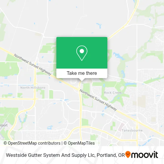 Westside Gutter System And Supply Llc map