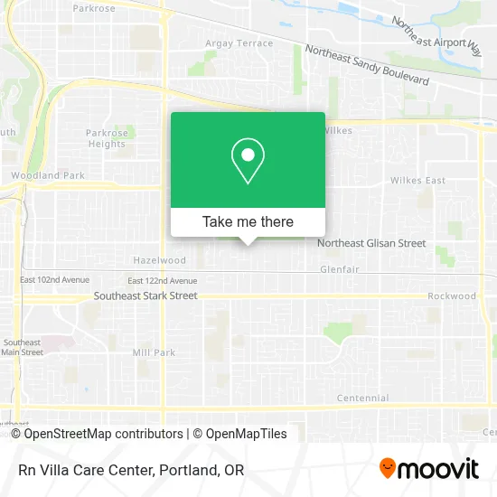Rn Villa Care Center map