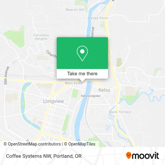 Coffee Systems NW map