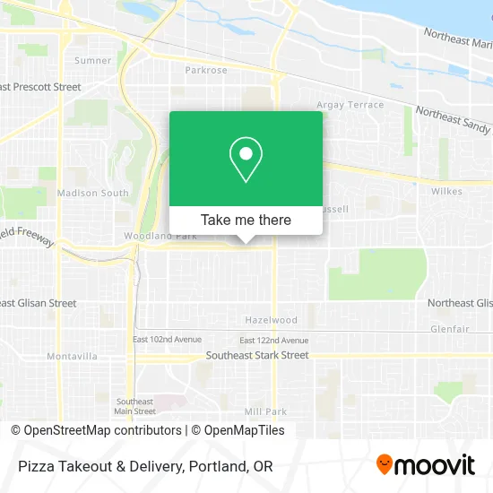 Pizza Takeout & Delivery map