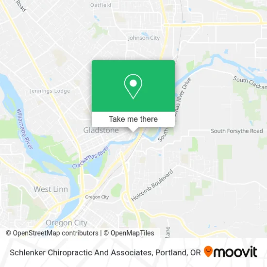 Schlenker Chiropractic And Associates map